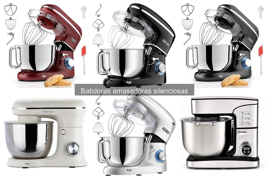 Recetas deliciosas con batidoras amasadoras silenciosas
