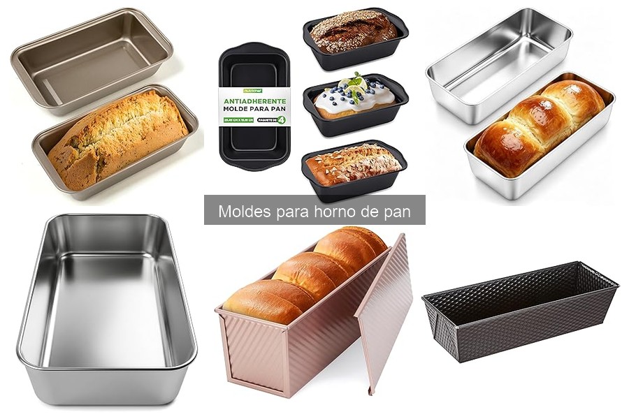 Recetas deliciosas que requieren moldes para pan específicos