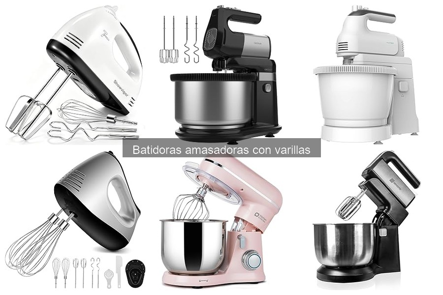 Recetas fáciles con batidora amasadora y varillas