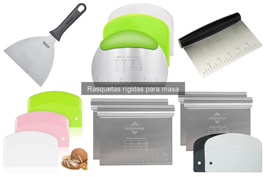 Recetas fáciles con rasquetas rígidas para masa