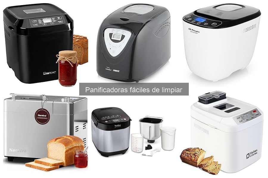 Recetas fáciles para panificadoras sencillas de limpiar