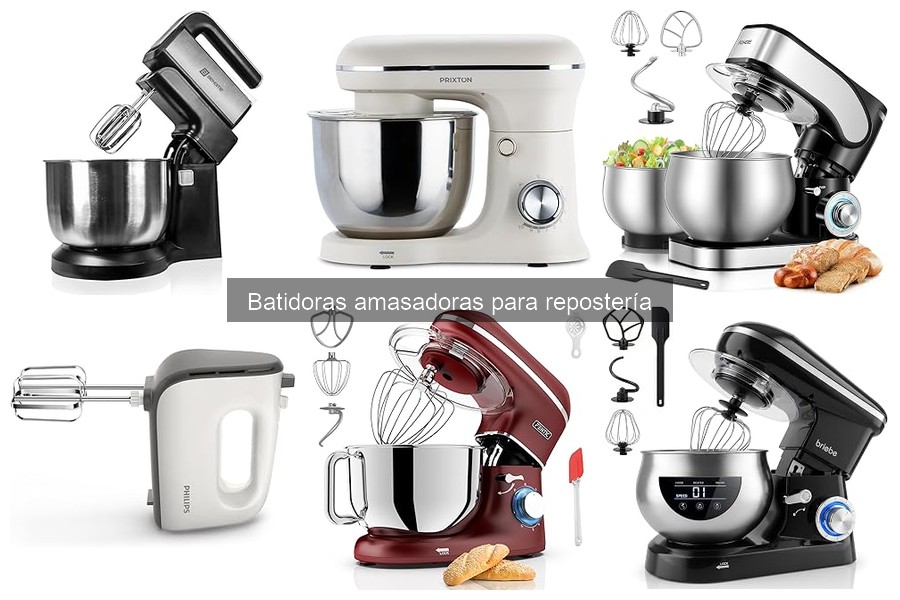Recetas ideales para batidoras amasadoras en repostería