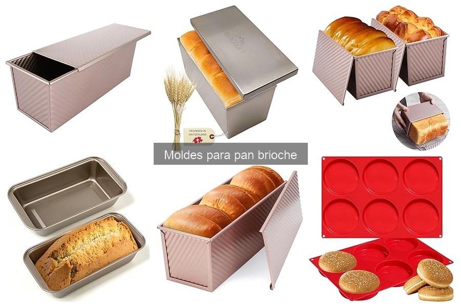Recetas irresistibles para moldes de pan brioche