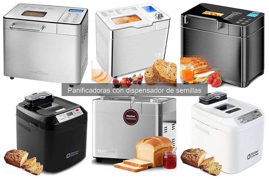 Recetas para Panificadoras con Dispensador de Semillas
