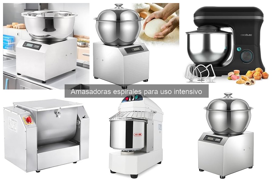 ** Solución a Problemas Comunes con Amasadoras Espirales