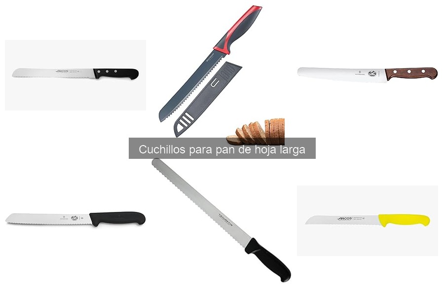Técnicas para usar cuchillos de hoja larga en panadería