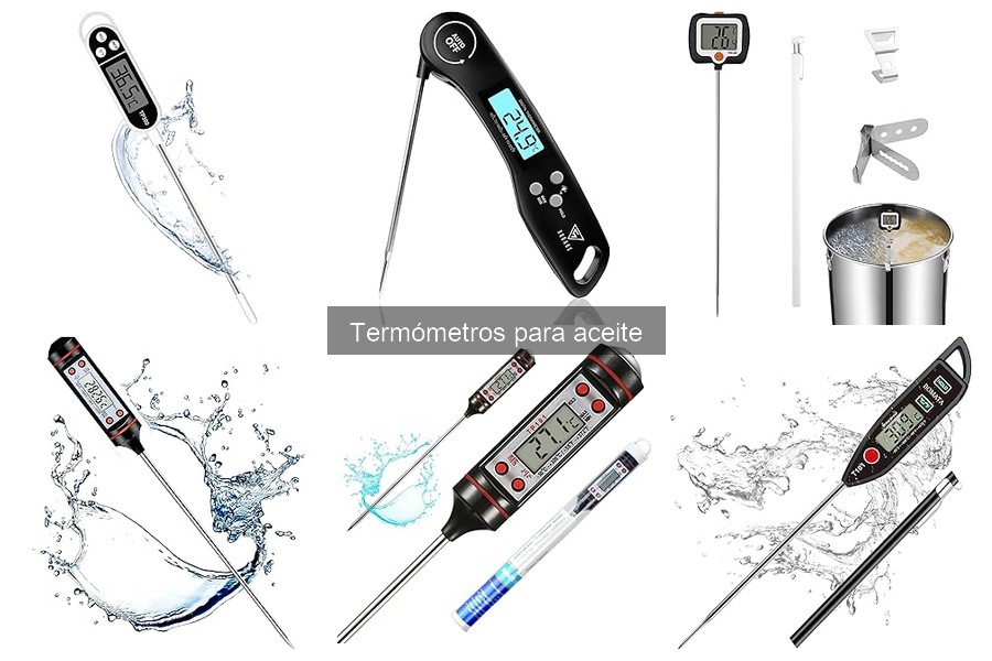 Temperaturas ideales para freír: Aceite y termómetros