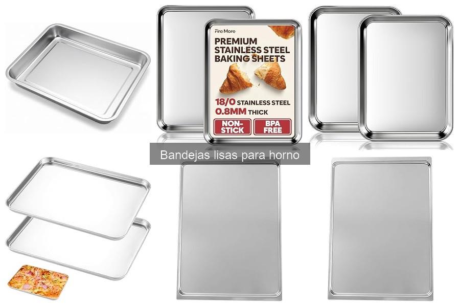 Testimonios sobre bandejas lisas para horno: opiniones reales