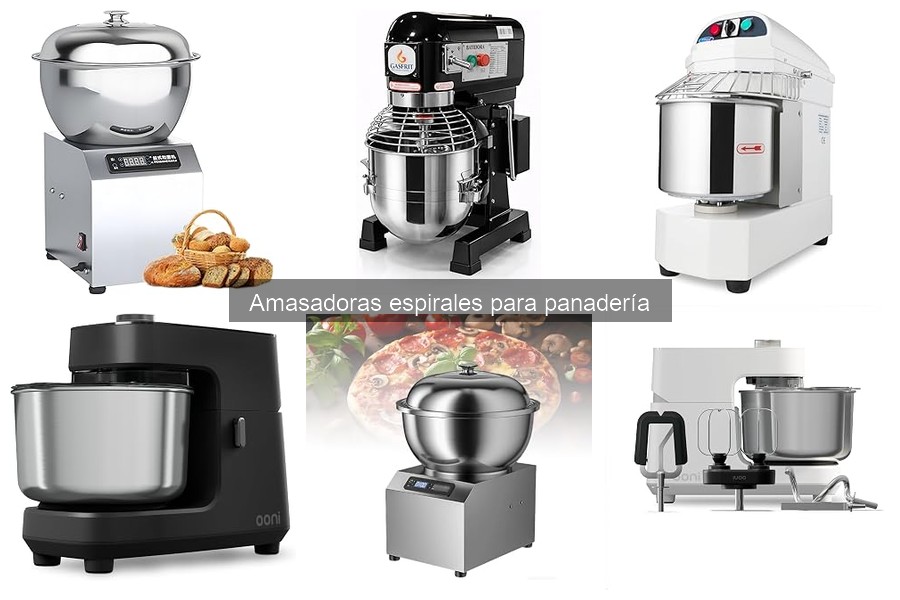 Tipos de Amasadoras Espirales: Modelos y Características