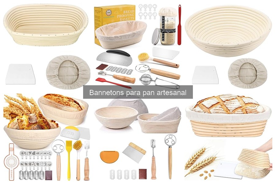 Tipos de bannetons para pan artesanal: variedades y materiales