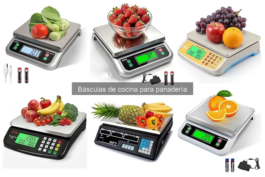 Tipos de básculas de cocina para panadería: Guía completa