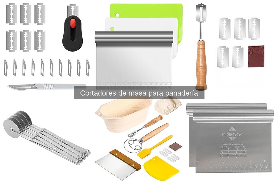 Tipos de cortadores de masa para panadería y características
