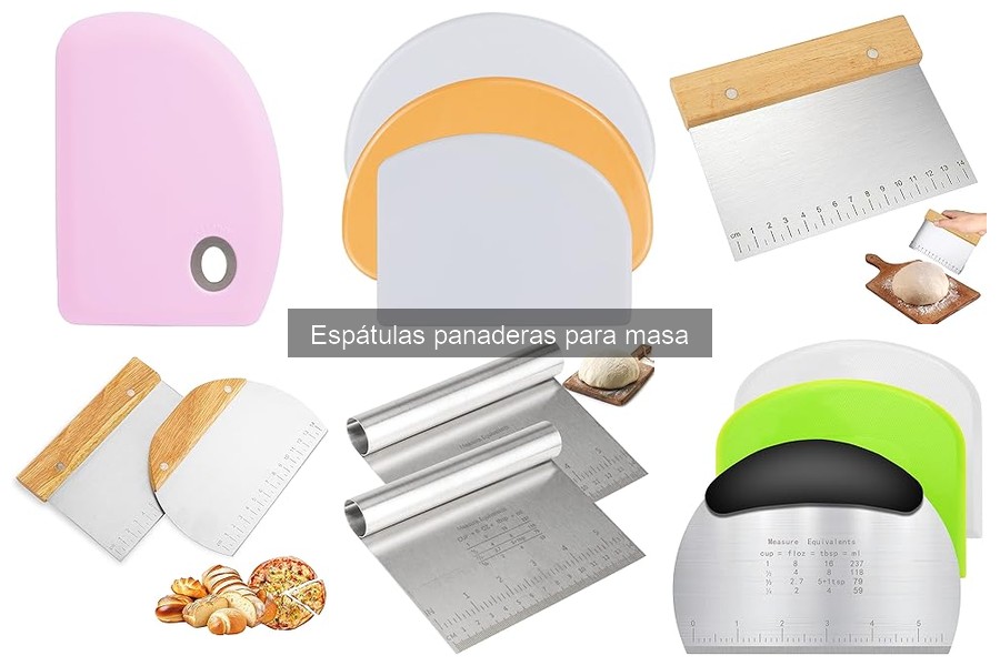 Tipos de espátulas panaderas y sus usos en la panificación
