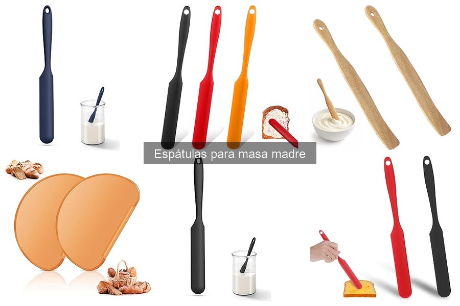 Tipos de espátulas para masa madre: diferencias y ventajas