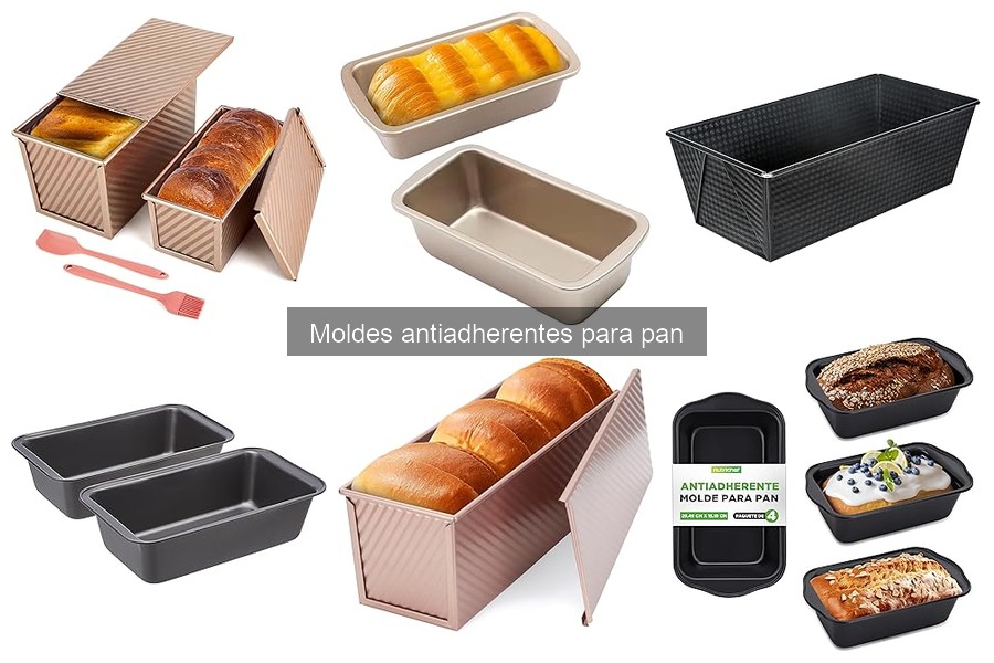 Tipos de moldes antiadherentes para pan: guía completa