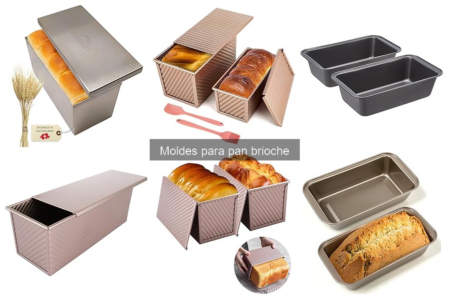 Tipos de moldes para pan brioche: silicona, metal y más