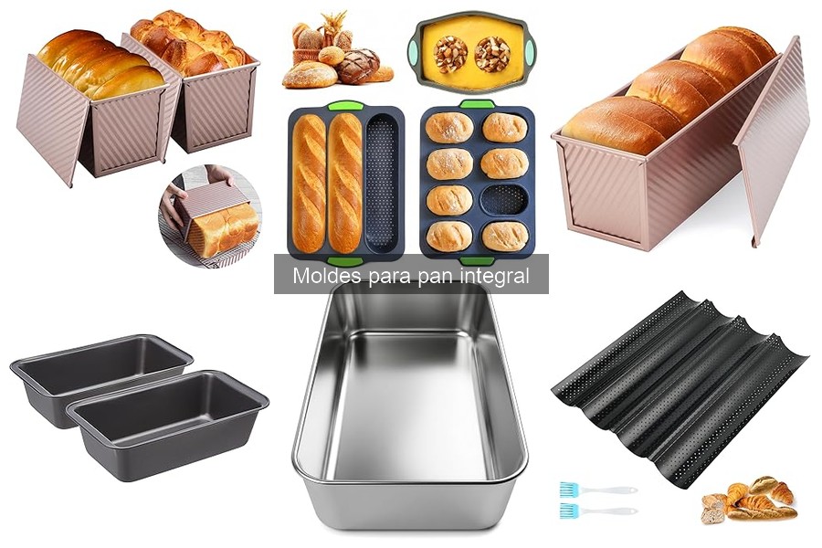 Tipos de moldes para pan integral y sus usos
