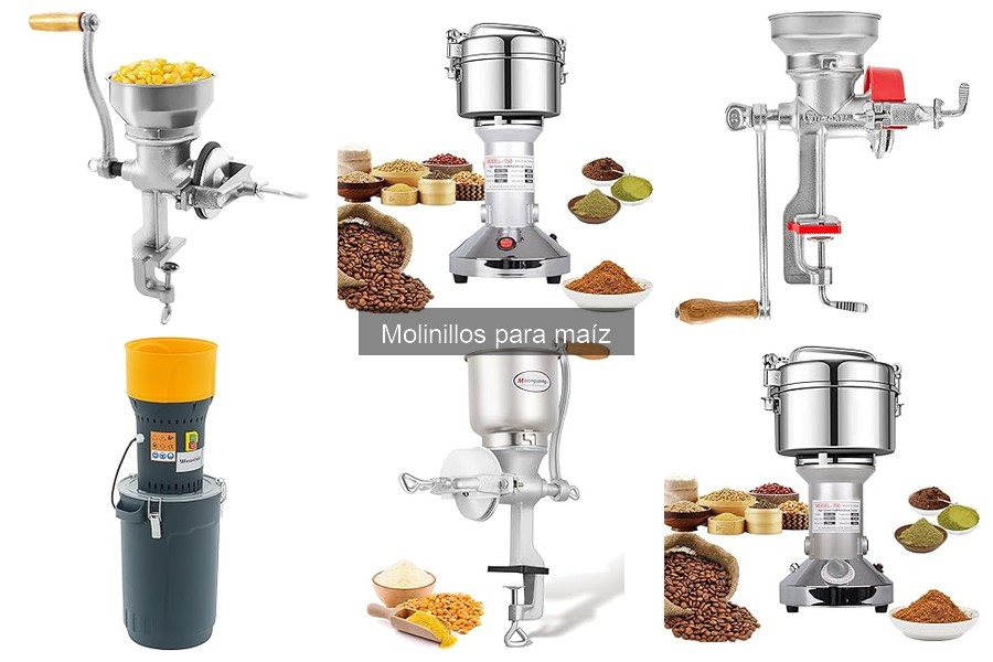 Tipos de molinillos para maíz: manuales y eléctricos