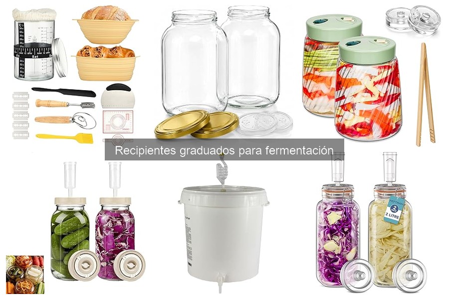 Tipos de recipientes graduados para fermentación: guía completa