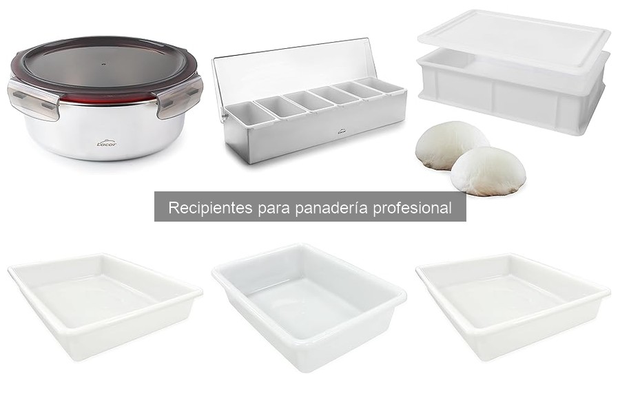 Tipos de recipientes para panadería profesional: guía completa