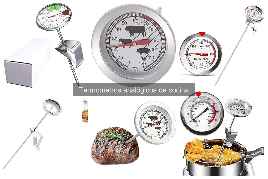 Tipos de termómetros analógicos para cocina: guía y usos
