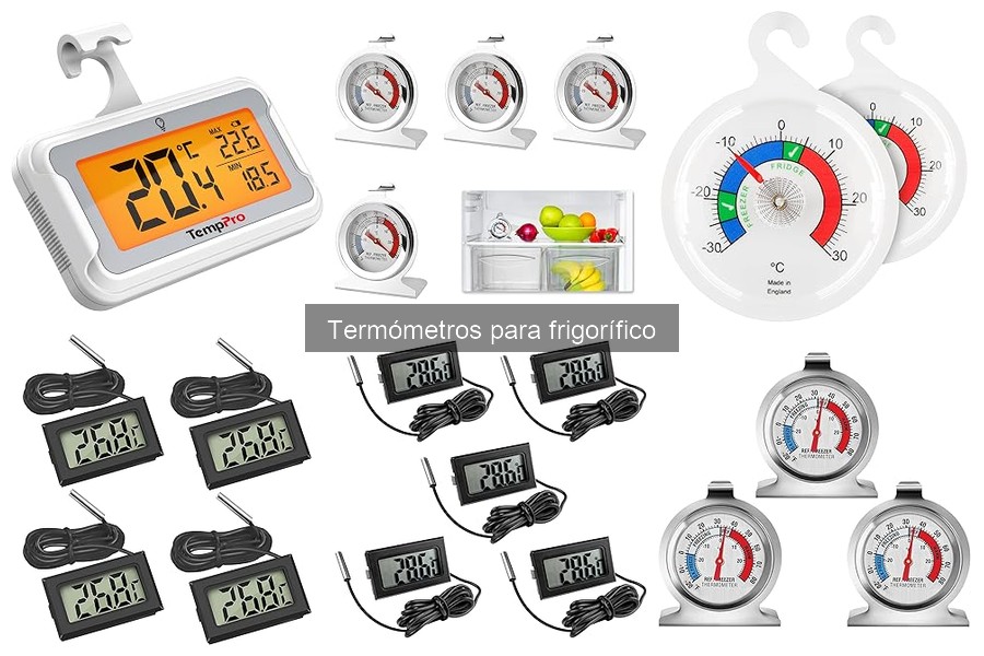 Tipos de termómetros para frigorífico: características y ventajas