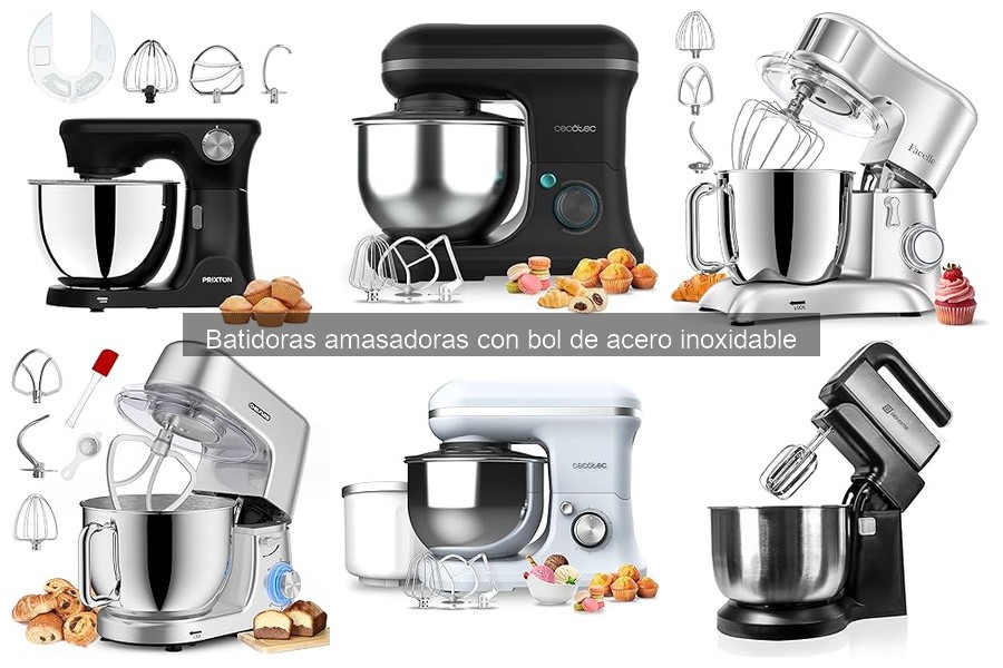 Ventajas de la batidora amasadora con bol de acero inoxidable