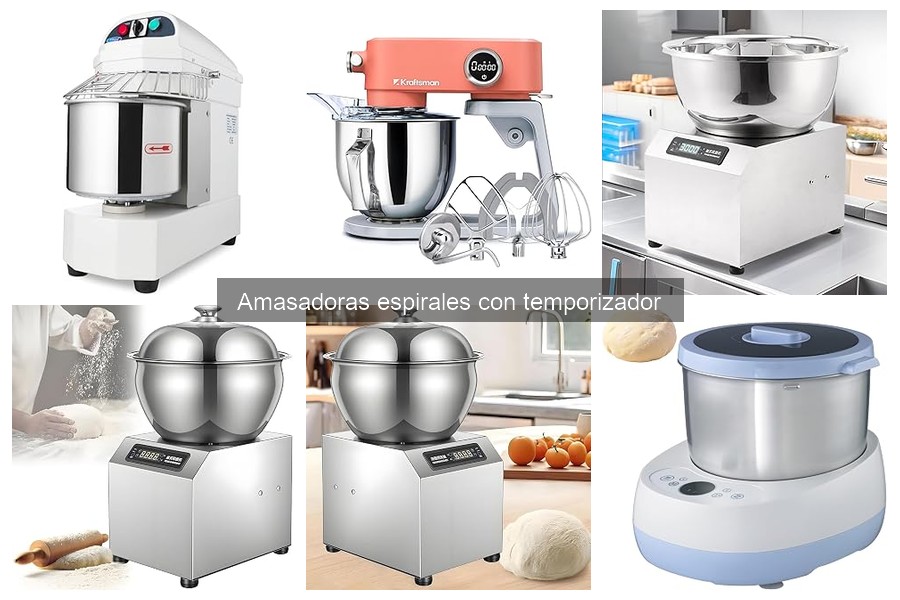 Ventajas de las amasadoras espirales con temporizador