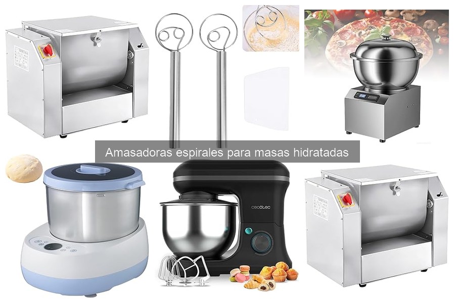 Ventajas de las amasadoras espirales para masas hidratadas
