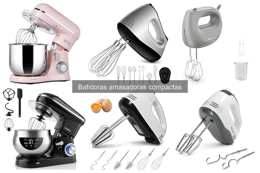 Ventajas de usar batidoras amasadoras compactas