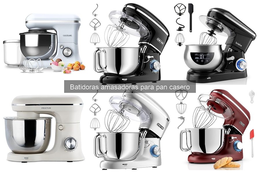 Ventajas de usar batidoras amasadoras para hacer pan casero