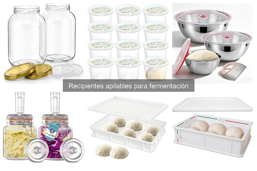 Ventajas de usar recipientes apilables para fermentación