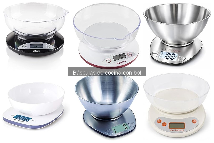Ventajas de usar una báscula de cocina con bol