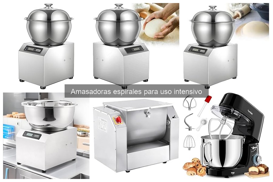 Ventajas y desventajas de amasadoras espirales profesionales