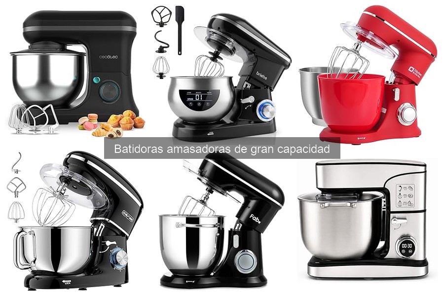 Ventajas y desventajas de batidoras amasadoras grandes