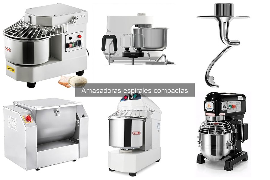 Ventajas y desventajas de las amasadoras espirales compactas