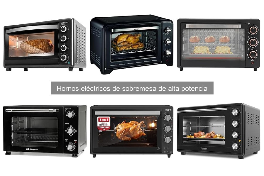 Ventajas y desventajas de los hornos eléctricos de sobremesa