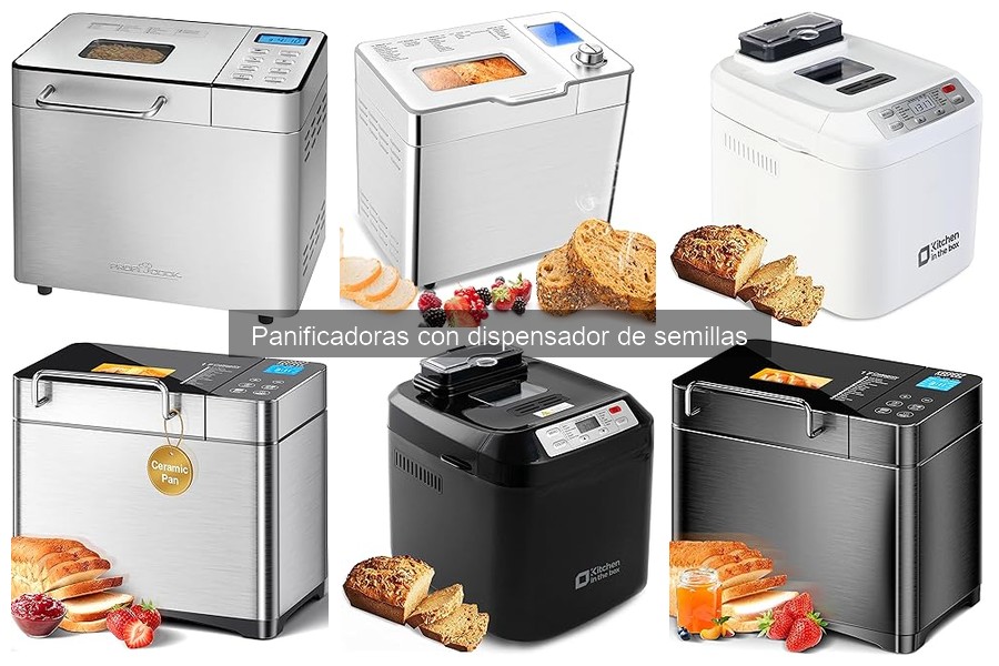 Ventajas y desventajas de panificadoras con dispensador de semillas