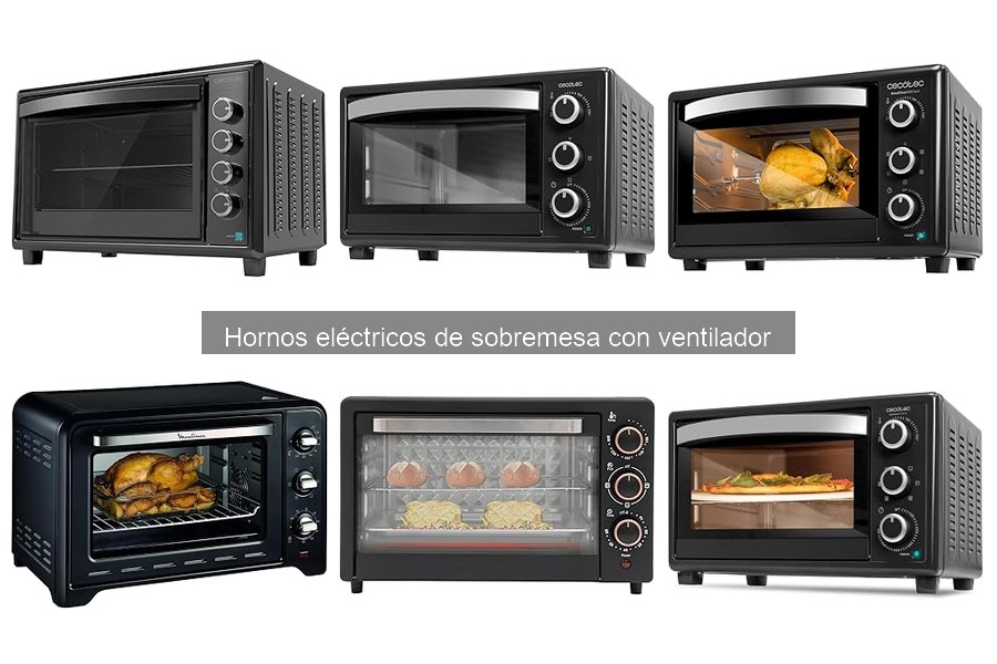 Ventajas y desventajas del horno eléctrico de sobremesa con ventilador
